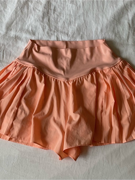 Offline Pants - Offline by Aerie Pleated Peach Athletic Skort-Shorts with High Waist